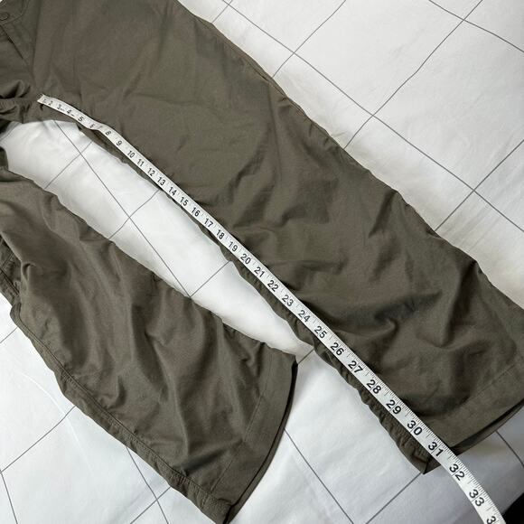 The North Face Pants Womens 10 Regular Green Brown Nylon Hiking Stretch Hiking - Picture 10 of 11